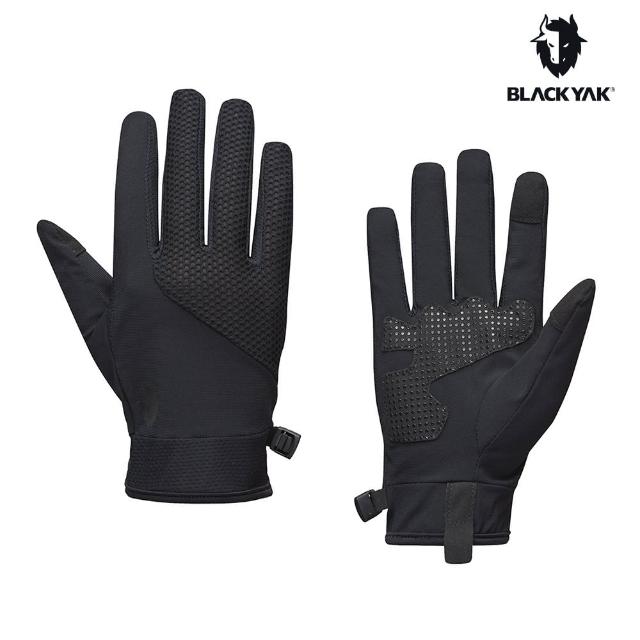 【BLACK YAK】輕量全指手套-黑色NAN02(春夏 防曬手套 止滑手套 中性款)