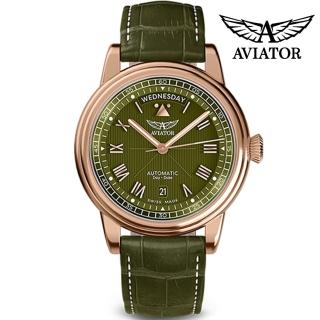 【AVIATOR】DOUGLAS DAY-DATE 41 飛行員機械腕錶(V33522794)