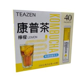 【美式賣場】TEAZEN 康普茶 檸檬口味 分享包(40入)
