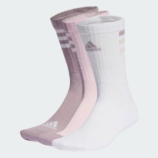 【adidas 愛迪達】中筒襪 3 雙入 男/女 IR7614
