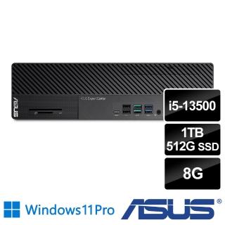 【ASUS 華碩】i5十四核薄型商用電腦(M700SE/i5-13500/8G/1TB HDD+512G SSD/W11P)