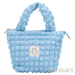 【Grace Gift】小魔女DoReMi聯名-小愛雲朵手提袋(藍)