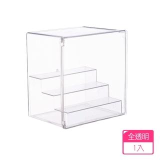 【E-Life】全透明大容量階梯公仔展示盒(盲盒/手辦/公仔/展示盒/收納盒)