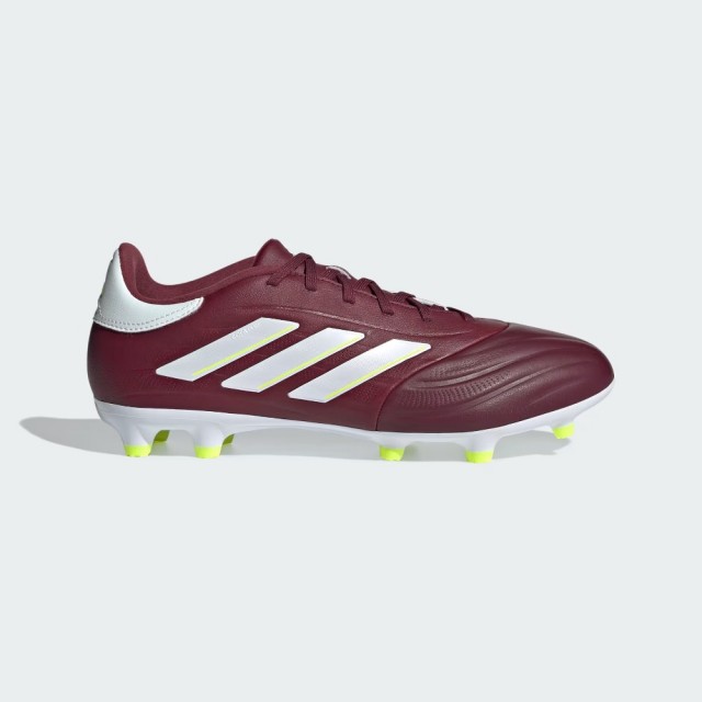【adidas 愛迪達】COPA PURE 2 LEAGUE FG 男款 室外足球鞋 磚紅白(IE7491)