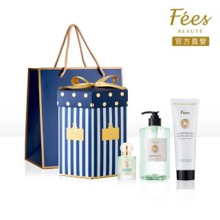 【Fees Beaute法緻】蒙瑪特雪松香氛美體禮盒(沐浴油+身體乳+淡香水)