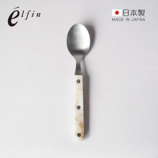 【日本高桑金屬】日製大理石紋不鏽鋼餐匙-2入-多色可選(湯匙/尖匙/湯勺)