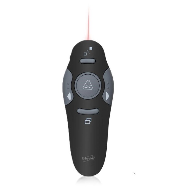 E2 流線手感紅光雷射無線簡報筆