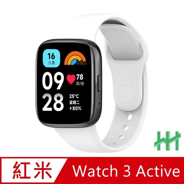 【HH】Redmi Watch 3 Active 矽膠腕帶-白(SP-XMRW3A-SW)