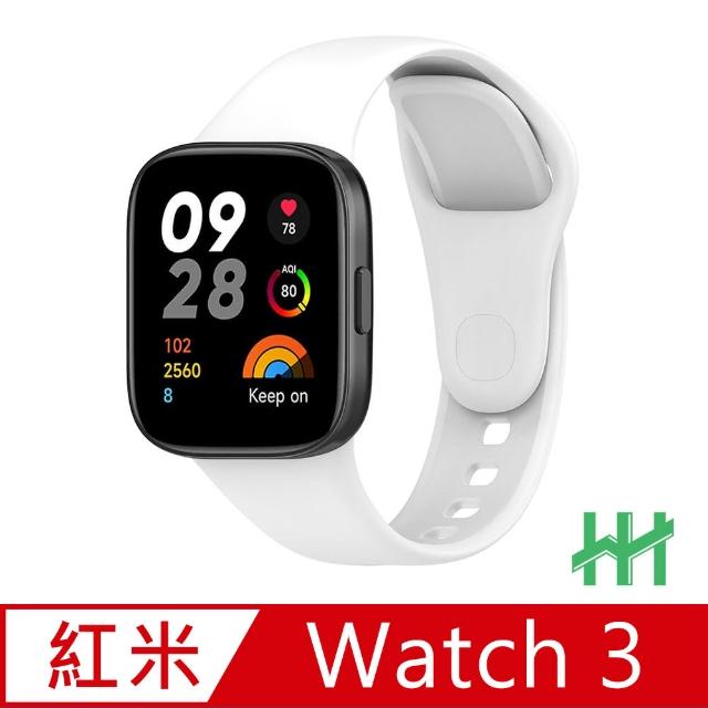 【HH】Redmi Watch 3 矽膠錶帶-白(SP-XMRW3-SW)