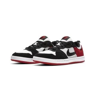 【NIKE 耐吉】Nike SB Alleyoop 滑板鞋 白黑紅 CJ0882-102(男鞋 滑板鞋 運動鞋 休閒鞋)