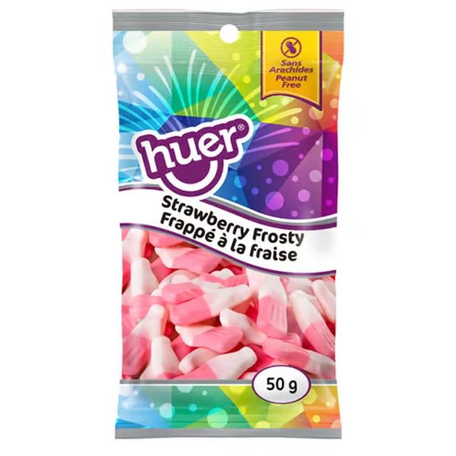 【Huer】草莓糖霜風味軟糖50G(軟糖 Haribo)