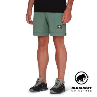 【Mammut 長毛象】Massone Sport Shorts Men 輕量運動短褲 深玉石綠 男款 #1023-00970