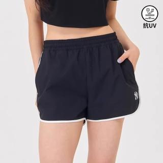 【MLB】女版抗UV休閒短褲 紐約洋基隊(3FSMB0743-50BKS)