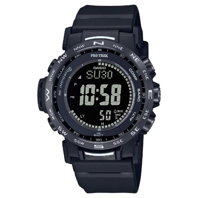 【CASIO 卡西歐】PRO TREK登山電子錶(PRW-35Y-1B)