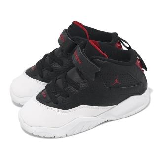 【NIKE 耐吉】童鞋 Jordan B Loyal TD 小童 學步鞋 黑 白 紅 喬丹 寶寶鞋(CK1427-016)