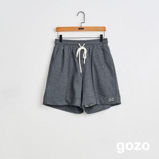 【gozo】運動風抽繩針織短褲(兩色)