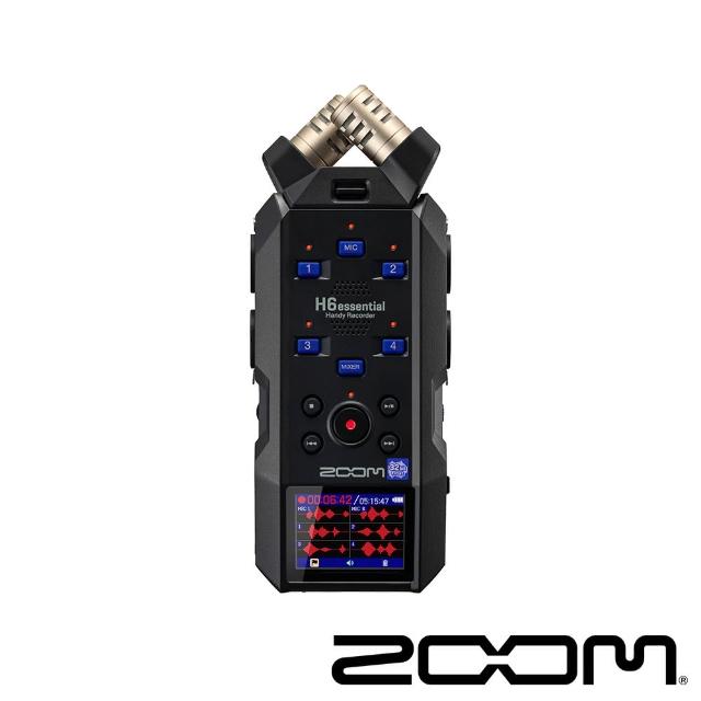 【ZOOM】H6 essential 手持錄音機 32位元浮點錄音(公司貨)