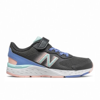 【NEW BALANCE】NB 680 童鞋 運動鞋 跑鞋 慢跑鞋 中大童 黑藍色(YA680BB6-W)