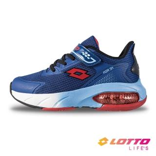 【LOTTO】童鞋 疾速UFO 飛碟氣墊跑鞋(藍/紅-LT4AKR5696)