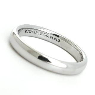 【Tiffany&Co. 蒂芙尼】PT950鉑金-FOREVER婚戒戒指-內直徑1.55公分(展示品)