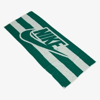 【NIKE 耐吉】Club 海灘毛巾 綠色 薄款 夏日 吸水 經典 大Logo 毛巾 N1011123119OS