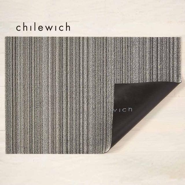 【Chilewich】Skinny Stripe系列 地墊 46×71cm(細條紋咖灰黑 Birch)