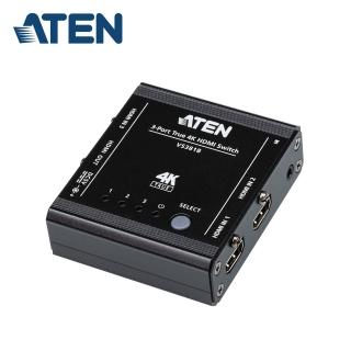【ATEN】3埠真4K HDMI影音切換器 VS381B