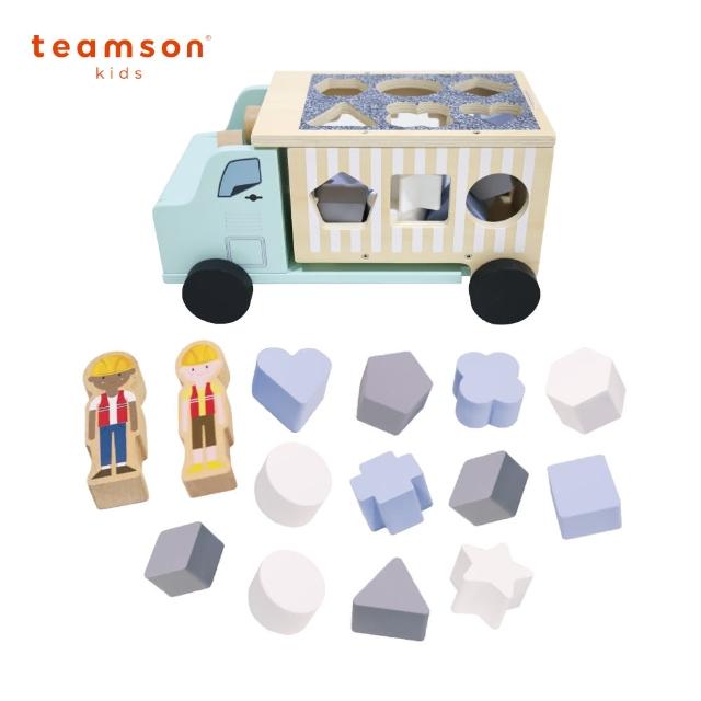 【Teamson】小小神童幼兒益智貨卡玩具組