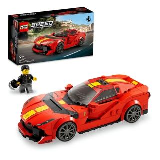 福利品【LEGO 樂高】極速賽車系列 76914 Ferrari 812 Competizione(法拉利跑車 賽車模型)