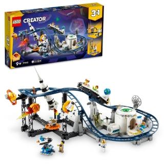 福利品【LEGO 樂高】創意百變系列3合1 31142 太空雲霄飛車(交通工具 益智玩具 太空模型)