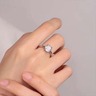 【MoonDy】戒指 指環 銀戒 鑽戒 純銀戒指 氣質高雅 鑽石戒指 高碳鑽戒指 純銀飾品 閨蜜戒指 女生禮物