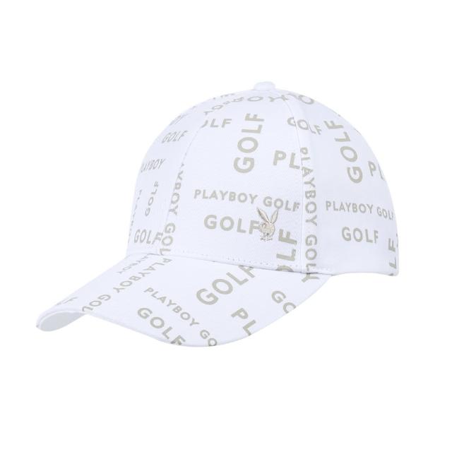 【PING】女款滿版LOGO高爾夫球帽-白(高爾夫/配件/KQ24101-87)