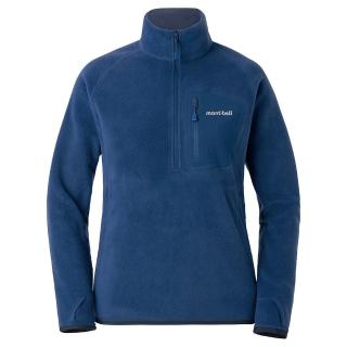 【mont bell】CP100 Pullover 女款刷毛上衣 藍(1106594BL)