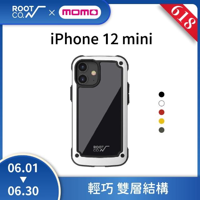 【ROOT CO.】iPhone 12 mini(Tough & Basic 透明背板軍規防摔手機保護殼 - 共五色)