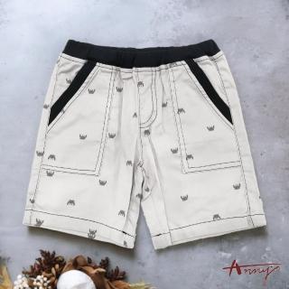 【ANNY’S 安妮公主】1989童趣羽球圖樣春夏款鬆緊男短褲(1396灰色)