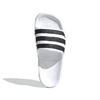 【adidas 愛迪達】Adilette 22 男鞋 女鞋 白黑色 三線 涼拖鞋 愛迪達 拖鞋 IF3668