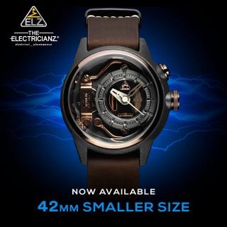 【THE ELECTRICIANZ】發電機 Nylon Mokaz Nato 42mm 電路發光手錶(ZZ-A1C/05-NLC)