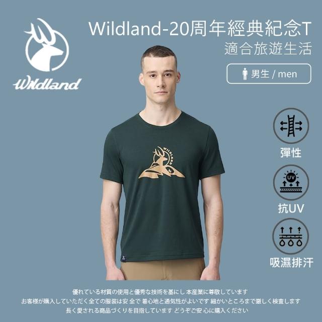 【Wildland 荒野】男wildland-20周年經典紀念T-M-2L-黑森林-0B21612-129(T恤/男裝/上衣/休閒上衣)