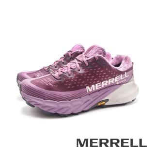 【MERRELL】女 AGILITY PEAK 5 GTX防水戶外健身輕量型慢跑越野鞋 女鞋(丁香紫)