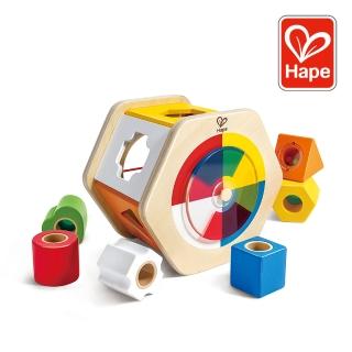 【Hape】多彩分類積木盒(生日禮物/益智玩具)