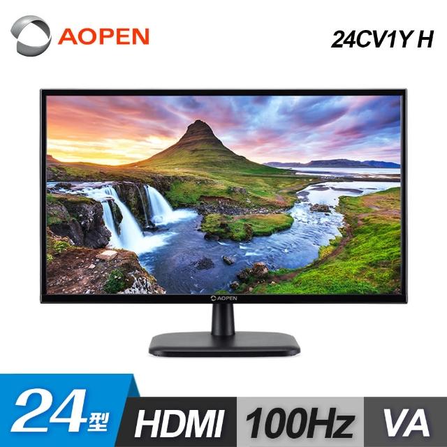 【Acer 宏碁】24CV1Y H 24型 VA 100Hz 薄邊框螢幕