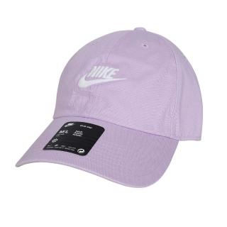 【NIKE 耐吉】運動帽-防曬 遮陽帽 鴨舌帽 帽子 馬卡龍紫(FB5368-511)