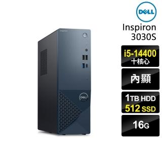 【DELL 戴爾】i5 十核薄型電腦(3030S/i5-14400/16G/1TB HDD+512G SSD/W11P)