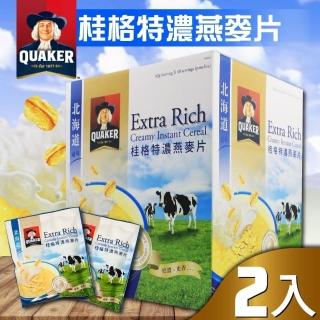 【美式賣場】QUAKER桂格北海道風味特濃燕麥片2箱(42公克X48包X2箱)