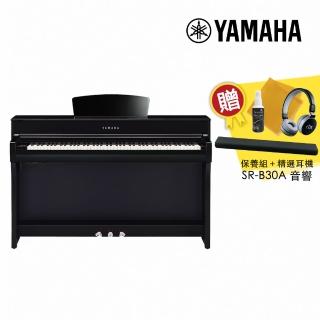 【Yamaha 山葉音樂】CLP-735 PE 數位電鋼琴 88鍵 鋼琴烤漆 曜岩黑色款(台灣公司貨 商品保固有保障)