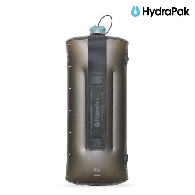 【HydraPak】HydraPak Seeker 6L 立體摺疊儲水袋 / 遠古灰(背包旅行、露營、野外求生)