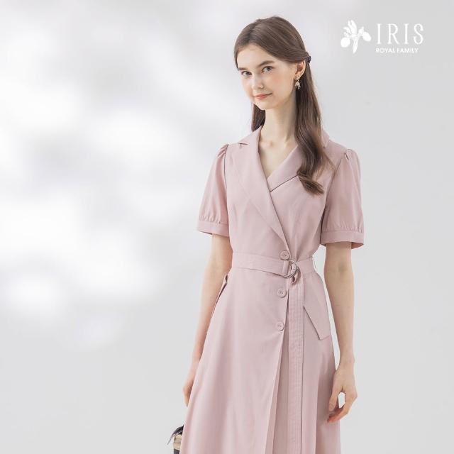 【IRIS 艾莉詩】都會名伶風衣式洋裝-3色(42634)