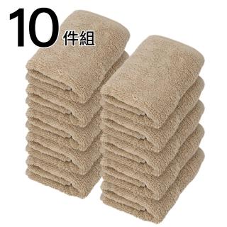 【NITORI 宜得利家居】純棉毛巾10件組 33×80 BE WS001(純棉 毛巾 WS001)
