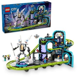 【LEGO 樂高】LT60421 城市系列 - 機器人世界雲霄飛車樂園