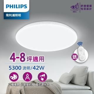 【Philips 飛利浦】悅歆 LED 調光調色吸頂燈42W/5300流明(PA011/PA010)
